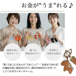 キーホルダー 馬と蹄鉄のキーホルダー 縁起の良...の詳細画像2