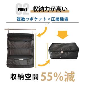 クローゼット 収納ボックス 吊り下げ収納 スー...の詳細画像5