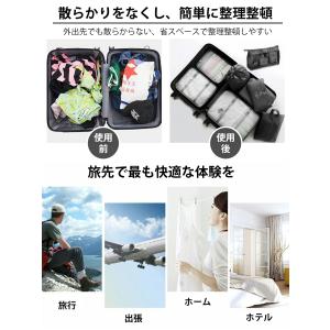 トラベルポーチ 8点セット カチオン性素材 ア...の詳細画像2