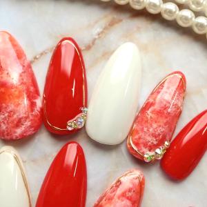 ジェルネイルチップ 付け爪 グレージュ天然石風 : DINAネイル - 通販