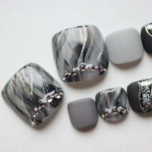 ジェルネイルチップ フットネイルチップ 足用 サイズオーダー