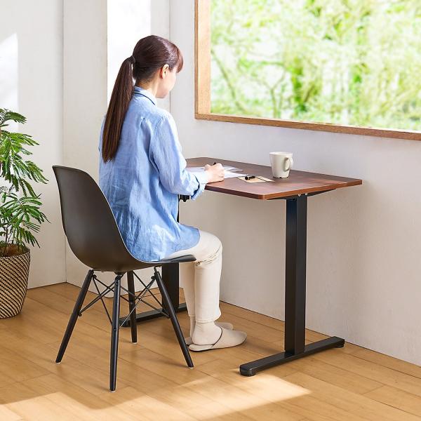 ホームオフィス家具 昇降式テーブル ≪幅120cm≫電動昇降デスク 825513