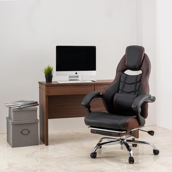 収納できるオットマン付き170度リクライニング ゲーミングチェア 椅子 チェア ゲーミングチェア 6...