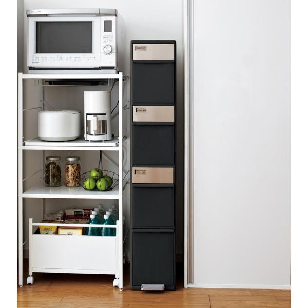 分別スウィングステーション（ダストボックス） 4段・ハイタイプ ダストボックス キッチン 分別 64...