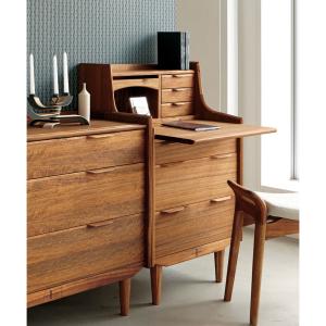 コンパクト ライティングビューロー 白 ホワイト アンティーク