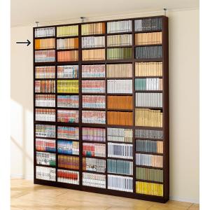 dinos（ディノス） 1cmピッチ薄型壁面書棚 奥行19cm 幅82cm 上置き高さ