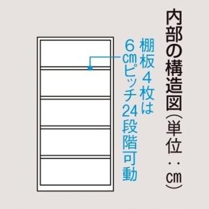 ワードローブ 移動式間仕切りクローゼット 板扉...の詳細画像4