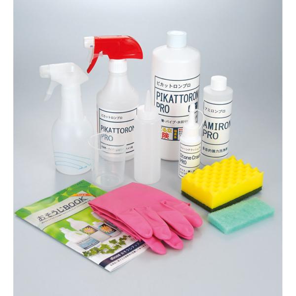 業務用洗剤 いいとこ取り3点セットプロ ミニ（お試し）3点セット ホワイトラベル 掃除 お手入れ用品...