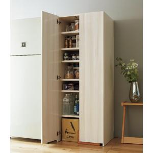 dinos（ディノス） 光沢仕上げ・冷蔵庫上ストッカー 幅57cm（脚部59cm