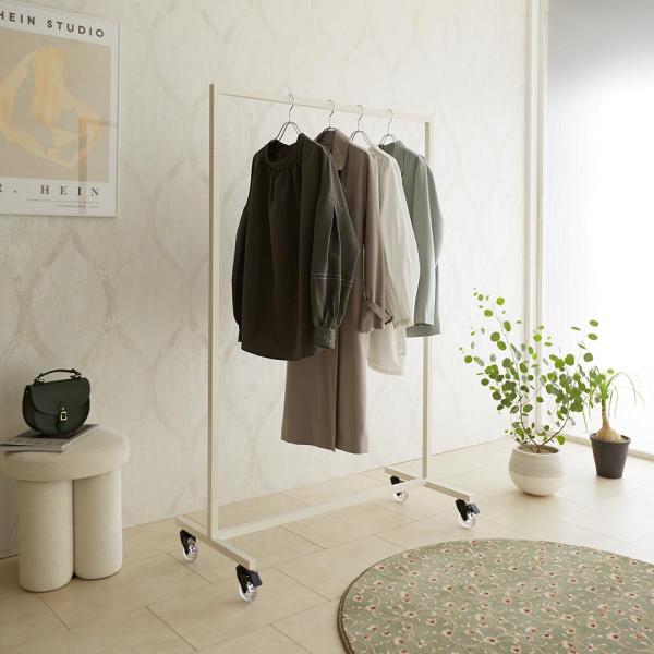 HS/エイチエス 頑丈ハンガーラック 幅102cm 衣類収納 ハンガーラック パイプハンガー H95...