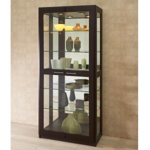 開梱設置付 キュリオケース 日本製 デコレート 3127 ウェンジ ブラウン