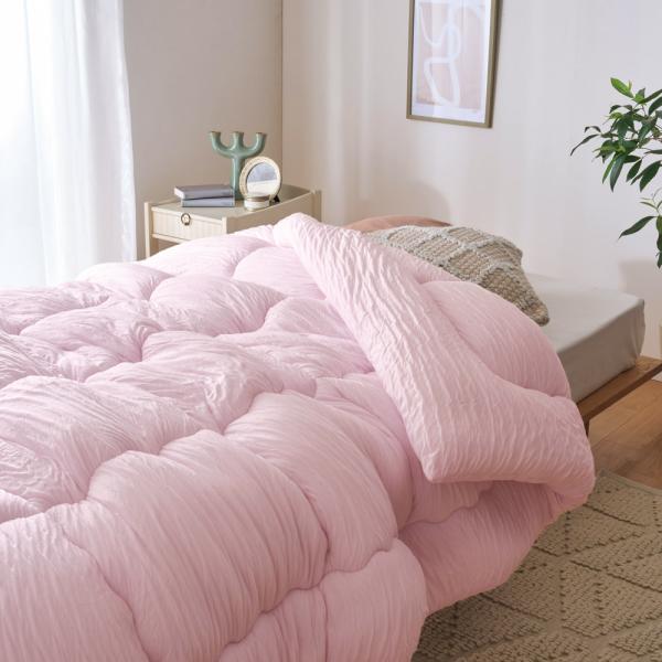 ≪セミダブル≫とろふわ触感のテンセルTM繊維シリーズ ボリューム掛け布団  掛け布団 623606