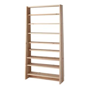 超美品！フルオーダーメイド無垢オーク材・マス目棚・コレクション ラック シェルフ Amazon｜マス目シェルフ アンティークブラウン 52×23×65.5cm