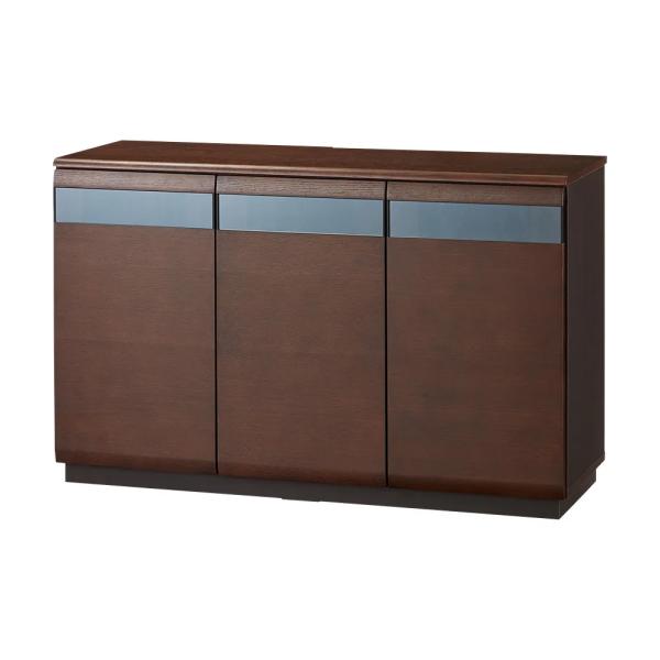 ハイタイプテレビ台 幅120高さ75cm 【オーク材アールデザインシリーズ】 テレビ台 テレビボード...