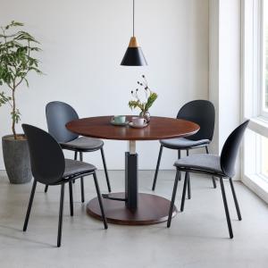 BRAUN（ブラウン） 高さ自由自在 カフェスタイルダイニング 丸形昇降