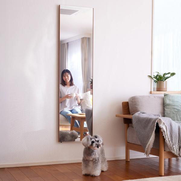 ≪30×120cm≫ 割れない軽量フィルムミラー 細枠 防災用品 防犯用品 耐震グッズ 611703