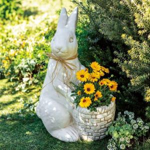 ガーデニング フラワー ガーデニング用品 エクステリア ガーデニンググッズ 大きなうさぎポット G93311