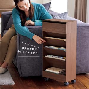 フリーボックス 収納ボックス 小物収納 中身が見えない小物書類収納ワゴン　（トレー付きタイプ） 882204