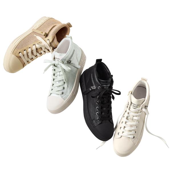 ヌーベルヴォーグ リラックスハイカットデザインスニーカー スニーカー コンフォートシューズ M793...