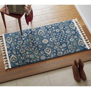 カーペット ラグ マット 玄関マット ≪約50cm×80cm≫ AquaHome　2/アクアホーム　ウィルトン織マット H62616