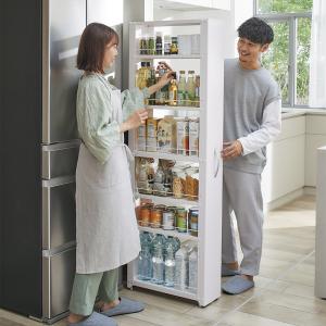 dinos（ディノス） ［幅24奥行55cm］ リバーシブルキッチンすき間収納