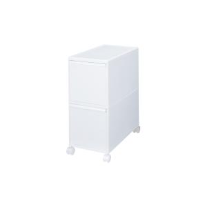 dinos（ディノス） ステンレス製ダストボックスワゴン 2分別タイプ