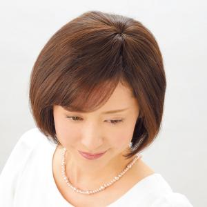 ヘアケア 白髪 ウィッグ ヘアピース 人毛 ミニつむじヘアピース （レギュラー） M82203｜ディノス Yahoo!ショッピング店