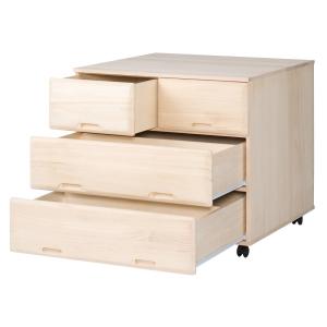 dinos（ディノス） 【日本製】キャスター付き総桐押し入れタンス 4段