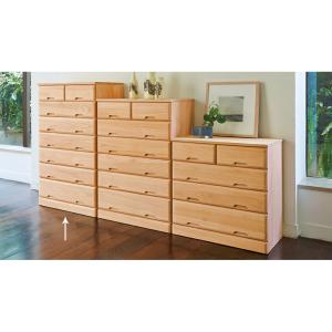 衣類収納 桐たんす(桐タンス) 5段 桐タンス 6段 着物収納 桐 柿渋仕上げの総桐モダンチェスト 幅75cm・7段 BS0562