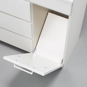 組立不要 隠せる脱衣カゴ付きサニタリーチェスト...の詳細画像5