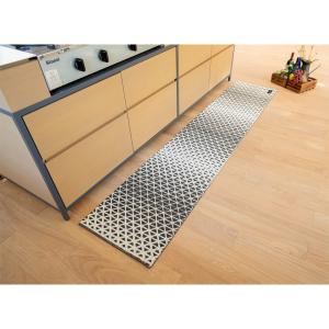≪約50×270cm≫ ギリシャ製マット 〈ORBIT（オービット）〉 カーペット ラグ マット キッチンマット 660955 ディノス