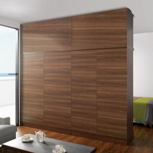 引き戸間仕切りワードローブ ハンガータイプ・幅...の詳細画像1