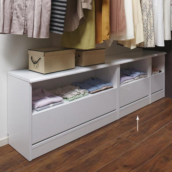 ≪幅60奥行35高さ58cm≫ クローゼットスペースをより美しく、より有効利用できる収納シリーズ オ...