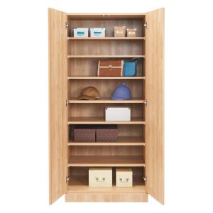 壁面間仕切りミラーワードローブ 棚 幅80cm・高さ180cm リビング収納 パーテーション 間仕切り 589935