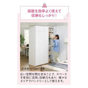 間仕切りキッチンパントリー パントリー 幅75...の詳細画像4