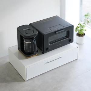 カセットコンロも収納できるトースターラック 幅...の詳細画像1