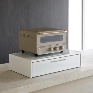 カセットコンロも収納できるトースターラック 幅...の詳細画像3