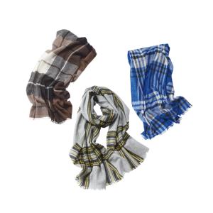 【新品未使用】セオリーtheory マフラー　ストール　カシミア 中古・古着通販】theory (セオリー) カシミヤストール グリーン 未使用