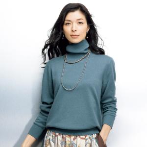 イタリア糸 アルパカ混 ロングカーディガン ファッション ニット セーター PC5992 dinos（ディノス） イタリア糸 アルパカ混 ロングカーディガン