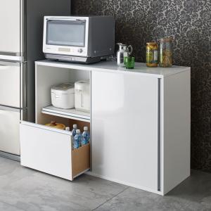 ディノス ダイニング キッチンボード レンジボード 食器棚 キッチン収納 大型レンジがスッキリ隠せるダイニングボードシリーズ 食器棚・幅77.5