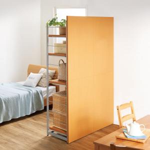 スクリーン 4連 送料無料 ラタンパーテーション 間仕切り家具 衝立 4枚