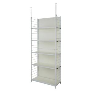 ホワイト間仕切り収納 棚5段タイプ 幅90cm...の詳細画像2
