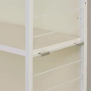 ホワイト間仕切り収納 棚5段タイプ 幅90cm...の詳細画像4