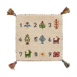Gabbeh/ギャッベ インド製マット 約40...の詳細画像5
