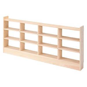 dinos（ディノス） 薄型奥行15cm国産東濃檜の天然木頑丈ラック 幅150cm