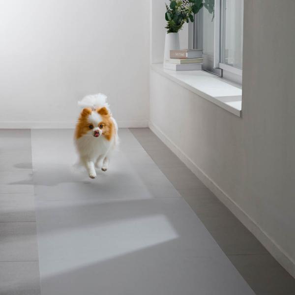 【ディノス限定販売】クラレプラスチックス 透明保護マット 60×240cm 掃除 お手入れ用品 手入...