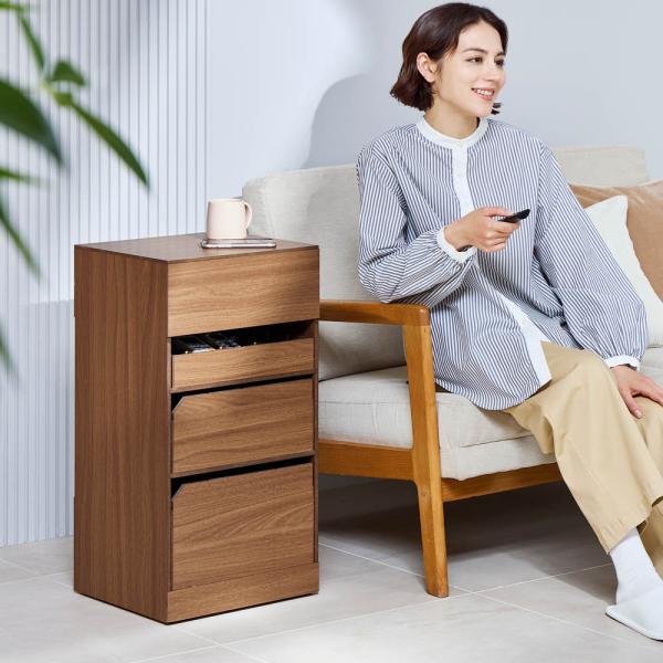 「あれどこいった？」をなくす 仕切りで分類収納ワゴン 小物収納 フリーボックス アクセサリー収納ケー...