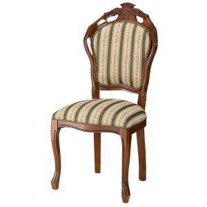 イタリア ダイニングチェア グリーン・金華山 木製 完成品 イス チェア