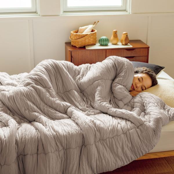≪ダブル≫とろふわ触感のテンセルTM繊維シリーズ コンフォーター（肌掛け布団） 肌掛け布団 ダウンケ...