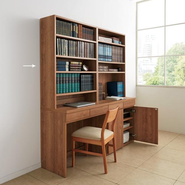 ホームライブラリーシリーズ デスク 幅80cm 高さ180cm ホームオフィス家具 オフィス 事務 ...